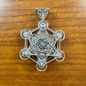 Metatrons Cube Pendant - no chain